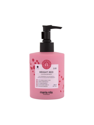 Maria Nila Colour Refresh Боя за коса за жени 300 ml Нюанс 0.66 Bright Red
