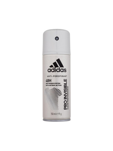 Adidas Pro Invisible 48H Антиперспирант за мъже 150 ml