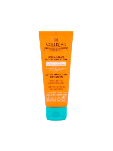 Collistar Special Perfect Tan Active Protection Sun Cream SPF50+ Слънцезащитна козметика за тяло 100 ml