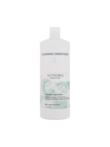 Wella Professionals NutriCurls Cleansing Conditioner Балсам за коса за жени 1000 ml