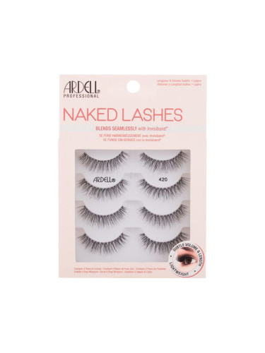 Ardell Naked Lashes 420 Изкуствени мигли за жени 4 бр Нюанс Black