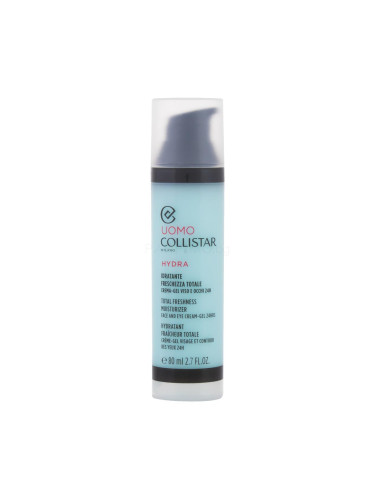 Collistar Uomo Total Freshness Moisturizer Face and Eye Cream-Gel Дневен крем за лице за мъже 80 ml