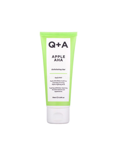 Q+A Apple AHAs Exfoliating Gel Ексфолиант за жени 75 ml