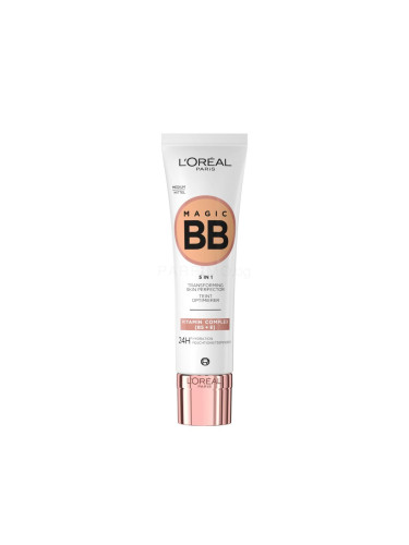 L'Oréal Paris Magic BB 5in1 Transforming Skin Perfector BB крем за жени 30 ml Нюанс Medium