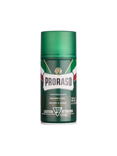 PRORASO Green Shaving Foam Пяна за бръснене за мъже 300 ml