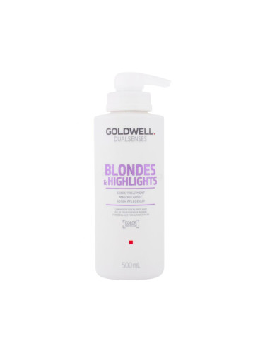 Goldwell Dualsenses Blondes & Highlights 60 Sec Treatment Маска за коса за жени 500 ml