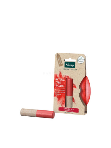Kneipp Natural Care & Color Балсам за устни за жени 3,5 гр Нюанс Natural Red