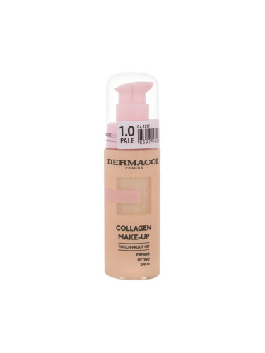 Dermacol Collagen Make-up SPF10 Фон дьо тен за жени 20 ml Нюанс Pale 1.0