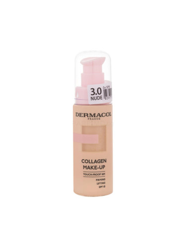 Dermacol Collagen Make-up SPF10 Фон дьо тен за жени 20 ml Нюанс Nude 3.0