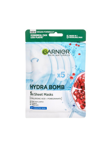 Garnier Skin Naturals Hydra Bomb Маска за лице за жени 5 бр