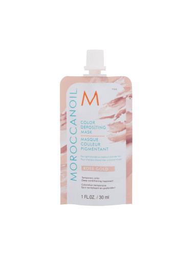 Moroccanoil Color Depositing Mask Боя за коса за жени 30 ml Нюанс Rose Gold