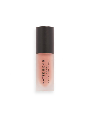 Makeup Revolution London Matte Bomb Червило за жени 4,6 ml Нюанс Delicate Brown