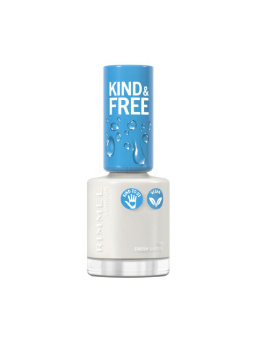 Rimmel London Kind & Free Лак за нокти за жени 8 ml Нюанс 151 Fresh Undone