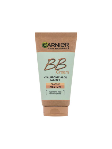 Garnier Skin Naturals BB Cream Hyaluronic Aloe All-In-1 BB крем за жени 50 ml Нюанс Medium