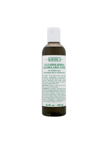Kiehl´s Cucumber Herbal Alcohol-Free Toner Лосион за лице за жени 250 ml