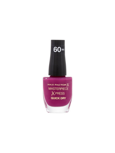 Max Factor Masterpiece Xpress Quick Dry Лак за нокти за жени 8 ml Нюанс 360 Pretty As Plum