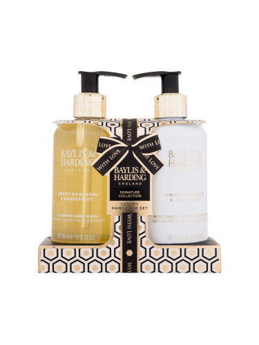 Baylis & Harding Sweet Mandarin & Grapefruit Signature Collection Set Подаръчен комплект лосион за тяло Sweet Mandarin & Grapefruit 300 ml + течен сапун Sweet Mandarin & Grapefruit 300 ml