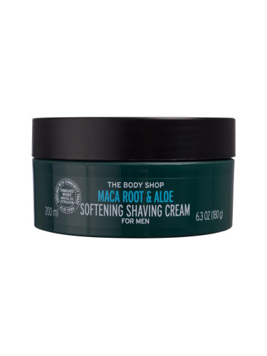 The Body Shop Maca Root & Aloe Softening Shaving Cream Крем за бръснене за мъже 200 ml