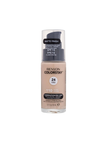 Revlon Colorstay Combination Oily Skin SPF15 Фон дьо тен за жени 30 ml Нюанс 110 Ivory