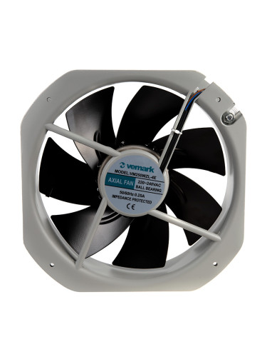 Вентилатор, промишлен, аксиален, ф250mm, 890m3/h, 45W, 230VAC, VM250WZL-4E