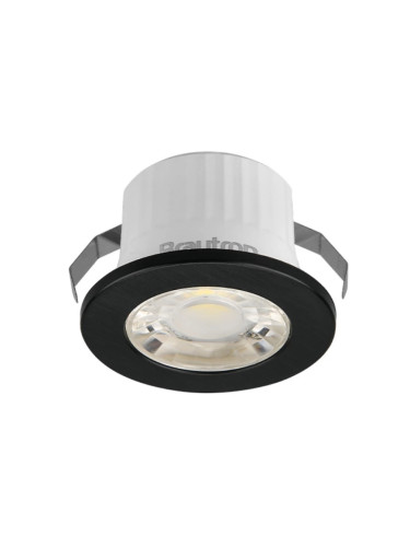 LED луна, за вграждане, 3W, кръг, 230VAC, 210lm, 3000K, топло бялa, ф44mm, BH06-00201, мини