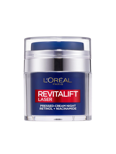 L'Oréal Paris Revitalift Laser Pressed-Cream Night Нощен крем за лице за жени 50 ml