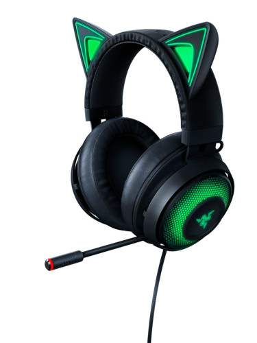  Гейминг слушалки Razer - Kraken Kitty Ed., черни