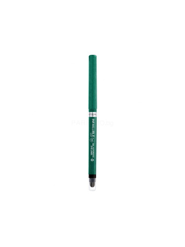 L'Oréal Paris Infaillible Grip 36H Gel Automatic Eye Liner Молив за очи за жени 1,2 гр Нюанс 008 Emerald Green