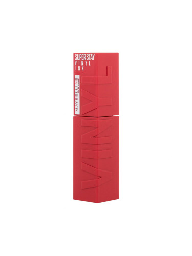 Maybelline Super Stay Vinyl Ink Liquid Червило за жени 4,2 ml Нюанс 25 Red-Hot
