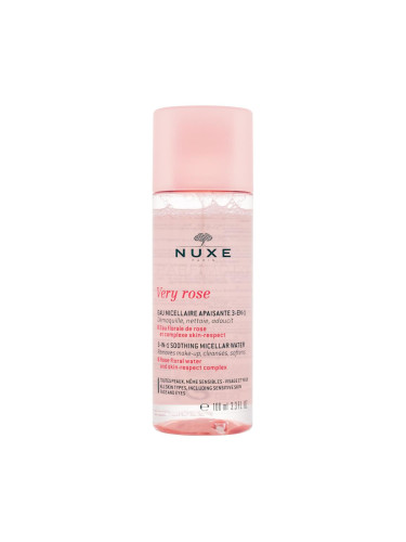 NUXE Very Rose 3-In-1 Soothing Мицеларна вода за жени 100 ml