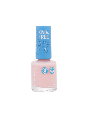 Rimmel London Kind & Free Лак за нокти за жени 8 ml Нюанс 154 Milky Bare