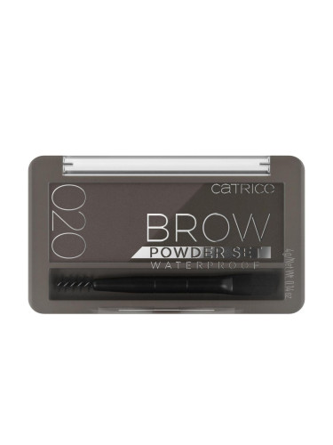 Catrice Brow Powder Set Waterproof Комплекти и палитри за вежди за жени 4 g Нюанс 020 Ash Brown