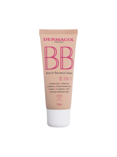 Dermacol BB Beauty Balance Cream 8 IN 1 SPF15 BB крем за жени 30 ml Нюанс 1 Fair