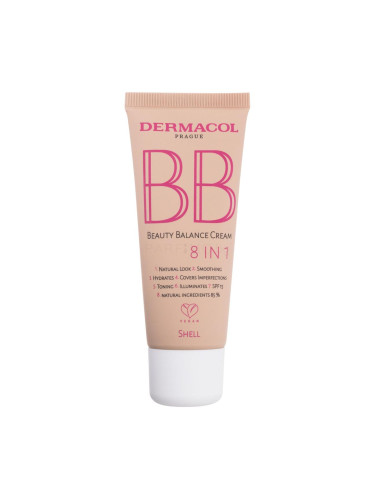 Dermacol BB Beauty Balance Cream 8 IN 1 SPF 15 BB крем за жени 30 ml Нюанс 3 Shell