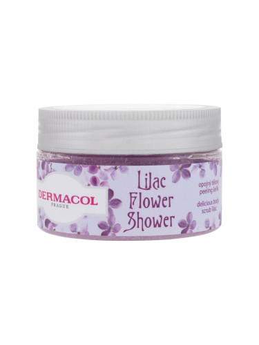 Dermacol Lilac Flower Shower Body Scrub Ексфолиант за тяло за жени 200 гр