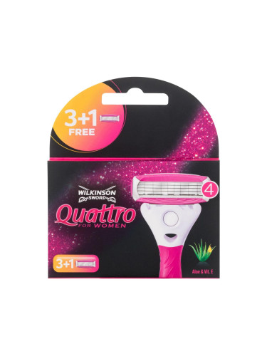 Wilkinson Sword Quattro For Women Резервни ножчета за жени Комплект