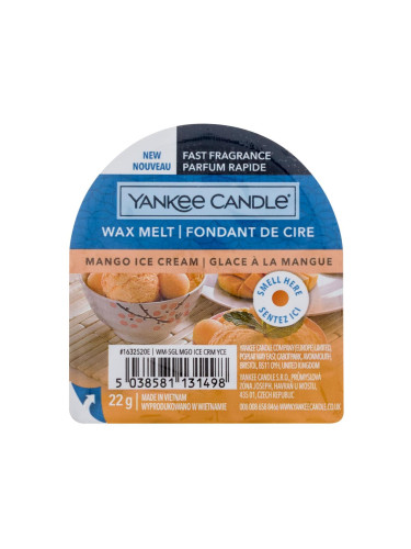 Yankee Candle Mango Ice Cream Ароматен восък 22 гр