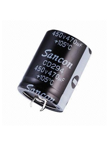 Кондензатор електролитен 1500uF, 100V, THT, Ф25x31mm