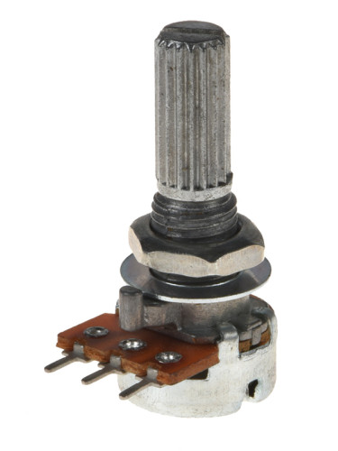 Потенциометър логаритмичен 50kOhm, моно, въглероден 15792