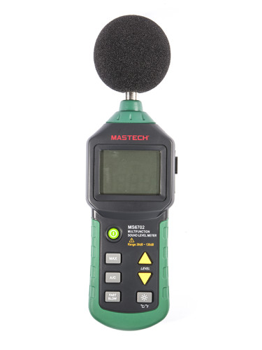 Уред за измерване нивото на звука MS6702, термометър и влагомер