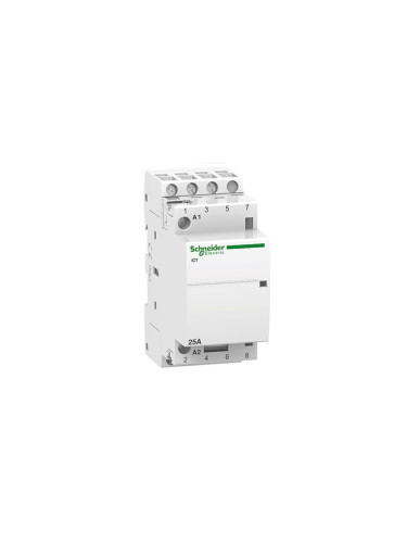 Контактор A9C20833, трифазен, бобина 230VAC, 3NO, 25A, SCHNEIDER