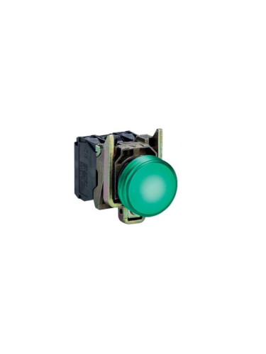 Индикаторна лампа LED, XB4BVB3, 24 VDC/VAC, зелена