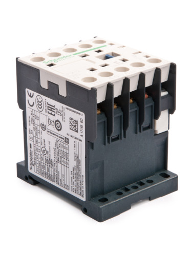 Контактор, 3-полюсен, LP1K1210BD, NO, 24VDC, 12A, NO, 690V, Schneider