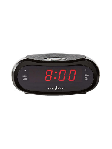 Настолен дигитален часовник с радио и будилник CLAR001BK