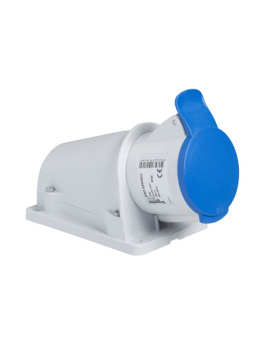 Индустриален съединител, контакт, монофазен, 16A, 250VAC, 2P+E, SCHNEIDER PKF16W423