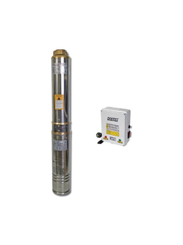 Сондажна водна помпа турбинна RAIDER RD-WP31 - 700W, 1.1/4", 45 м напор, с контролно табло