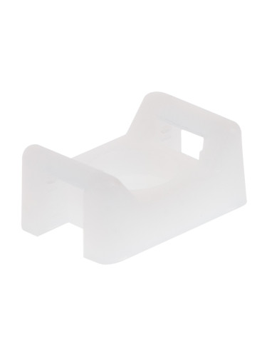 Държач за кабелни превръзки, 16x10.7x7mm, за винт ф3.7mm
