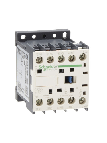 Контактор CA3KN31BD, 4-полюсен, 3xNO+NC, 10A, 24VDC