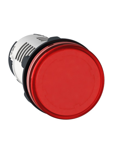 Индикаторна лампа, LED, XB7EV04MP, 220VAC, червена, отвор ф22mm