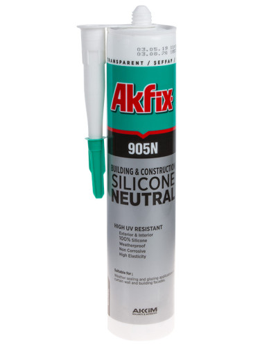 Строителен силикон Akfix 905N, безцветен, 310ml